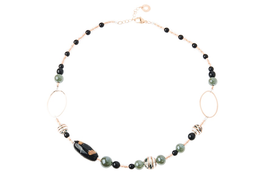 Collana Shirley nero Antica Murrina
