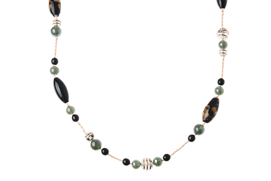 Collana Shirley nero Antica Murrina