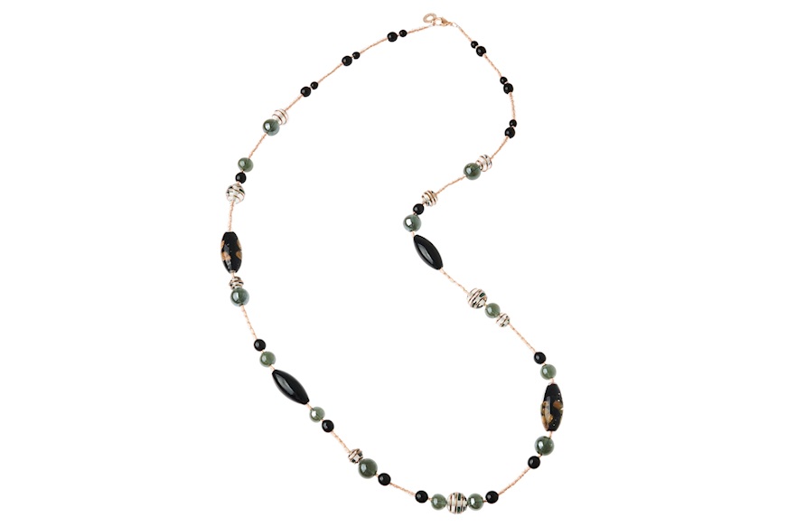 Collana Shirley nero Antica Murrina