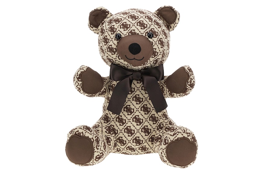 Teddy Bear in jacquard burgundy Guess
