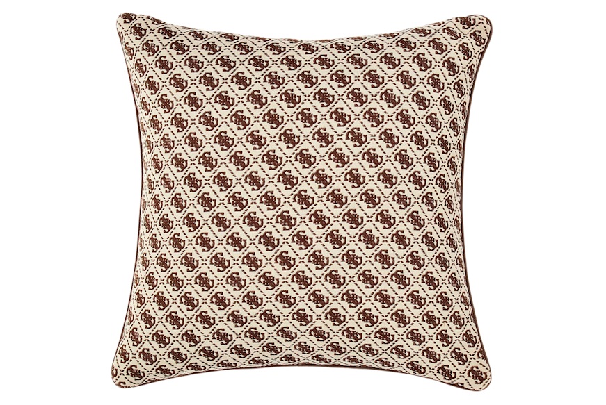 Cuscino in jacquard burgundy Guess