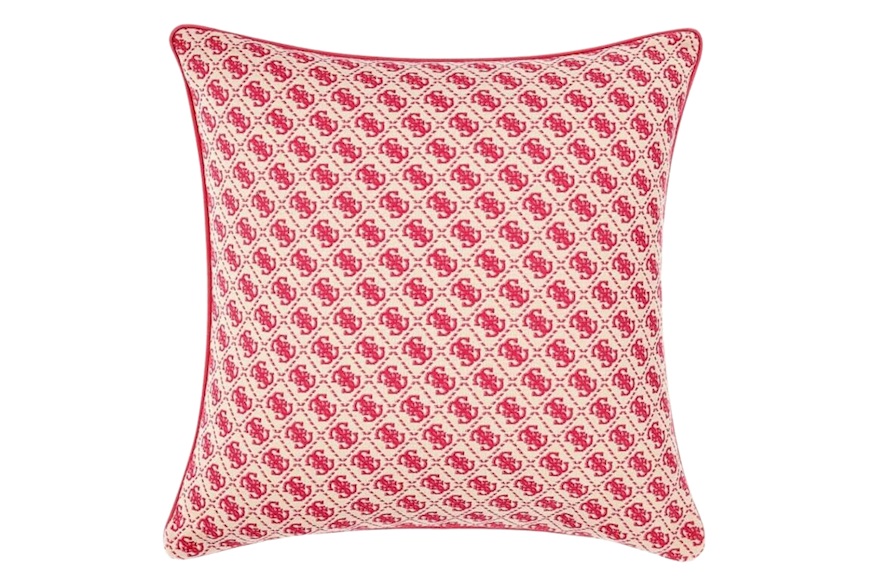 Cuscino in jacquard rosa fucsia Guess