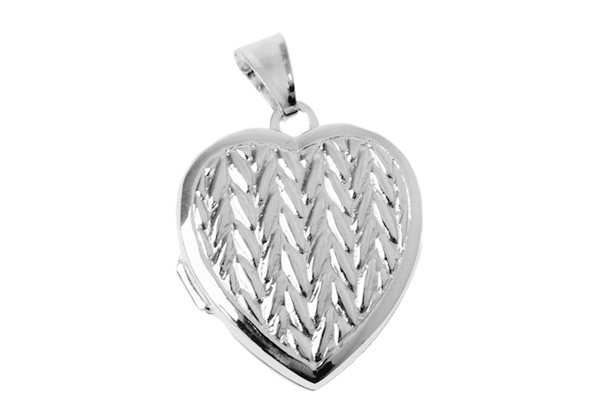 Ciondolo portafoto Cuore argento Selezione Zanolli