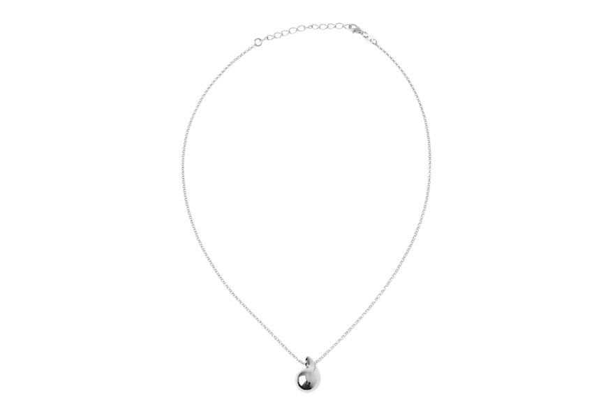 Collana argento con pendente goccia Selezione Zanolli