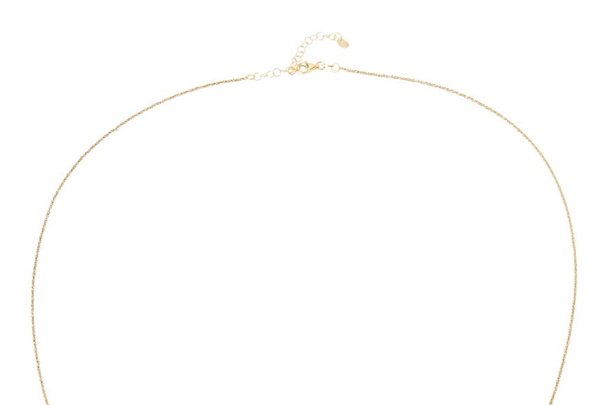 Collana argento dorato con pendente cuore Selezione Zanolli