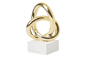 Tall Knot gold with white base Selezione Zanolli