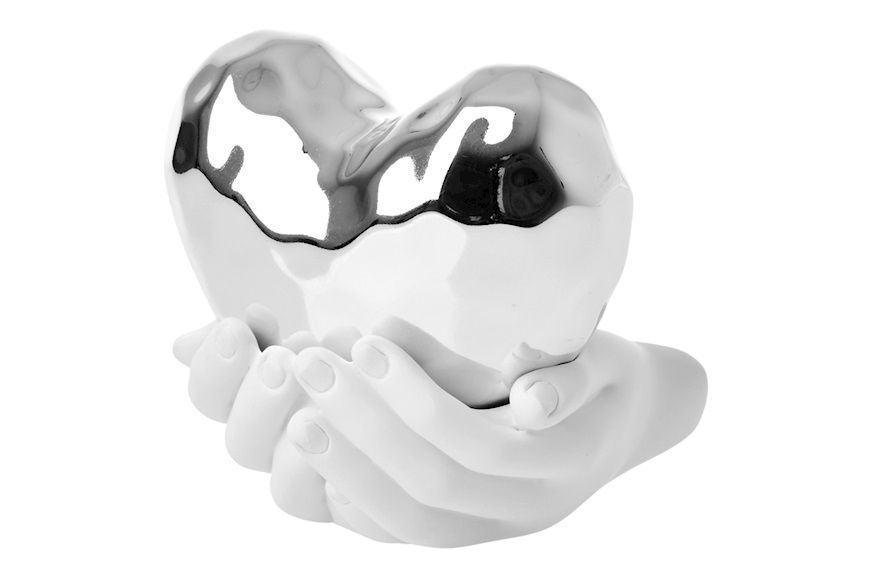 Mani con cuore argento Selezione Zanolli