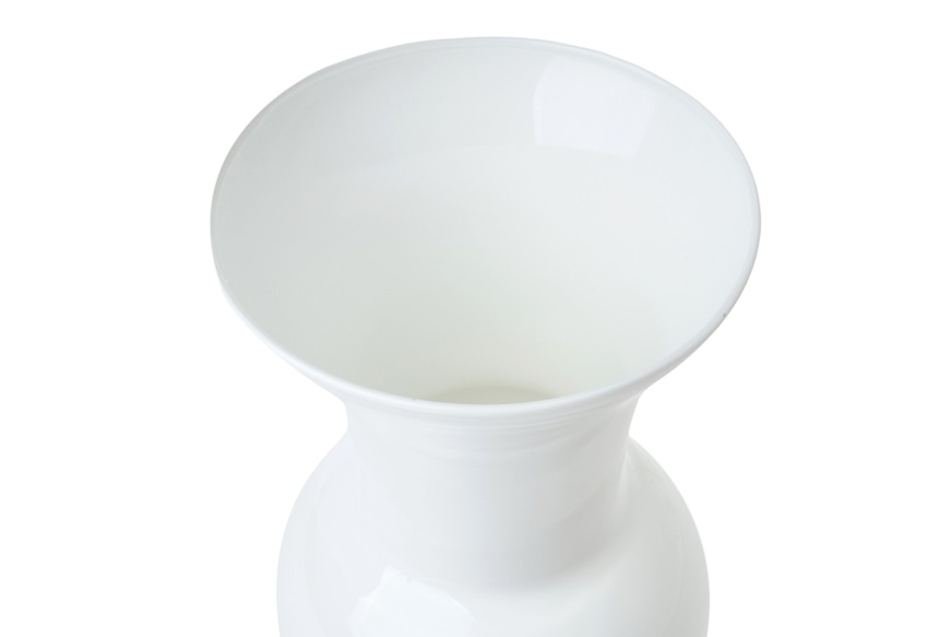 Vaso Argo bianco Murrina Murano Venezia