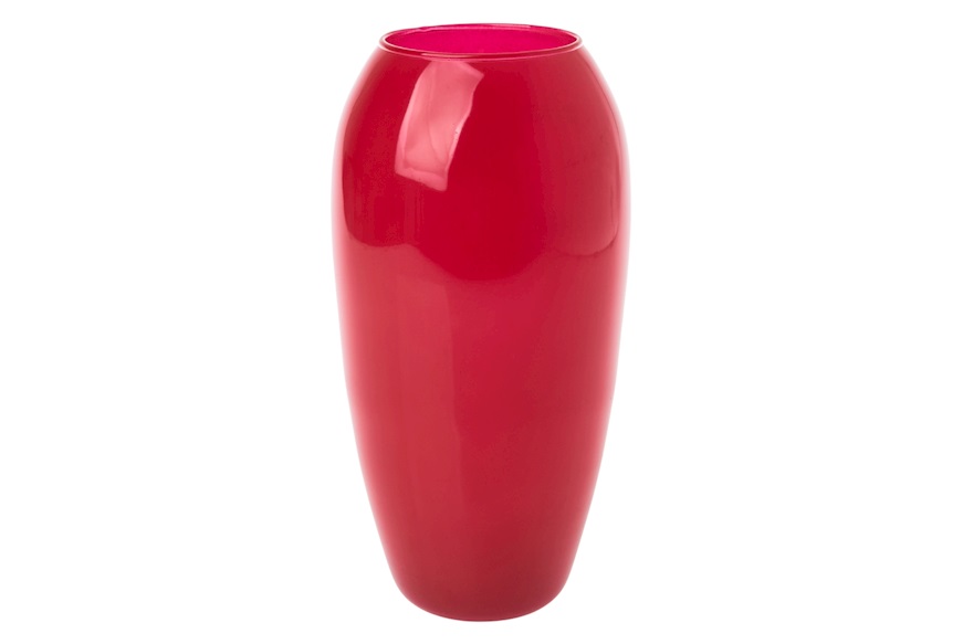 Vaso Fidelis rosso Murrina Murano Venezia