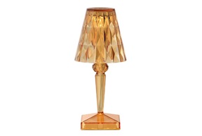 Lampada Battery arancio pastello Kartell