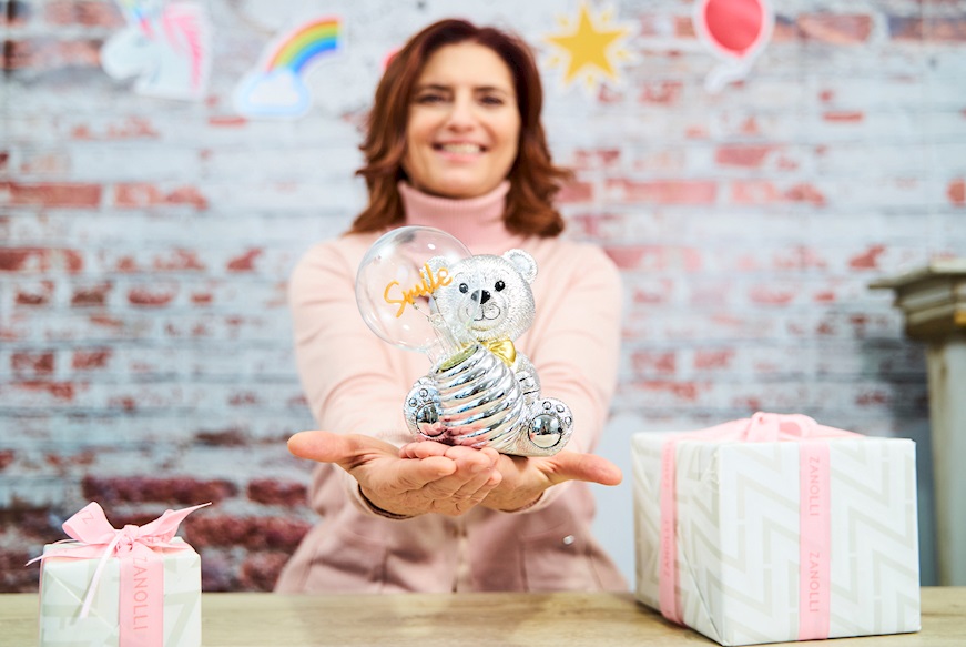 Orsetto con lampada Smile Selezione Zanolli