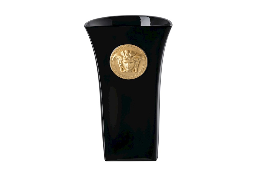 Vase Medusa Madness porcelain black Versace
