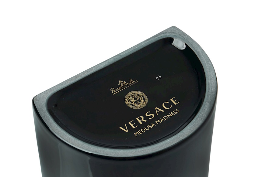 Vase Medusa Madness porcelain black Versace
