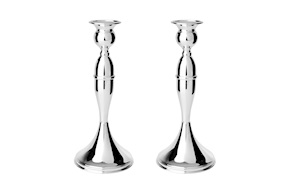 Coppia di candelieri argento Selezione Zanolli