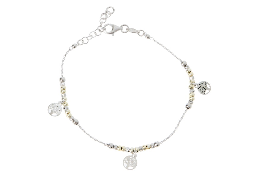 Bracciale argento con charms albero della vita Selezione Zanolli