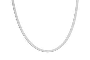 Collana argento a maglia piatta Selezione Zanolli