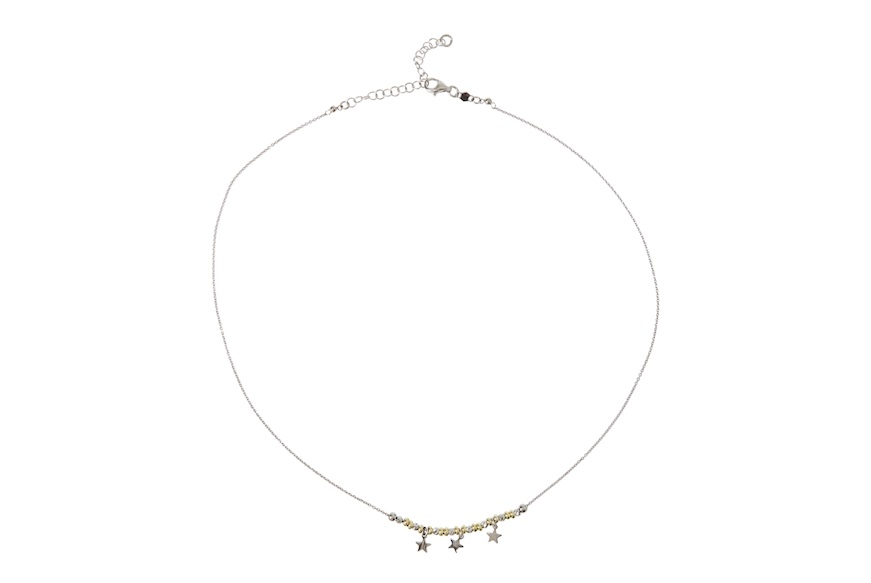 Collana argento con charms stelle Selezione Zanolli