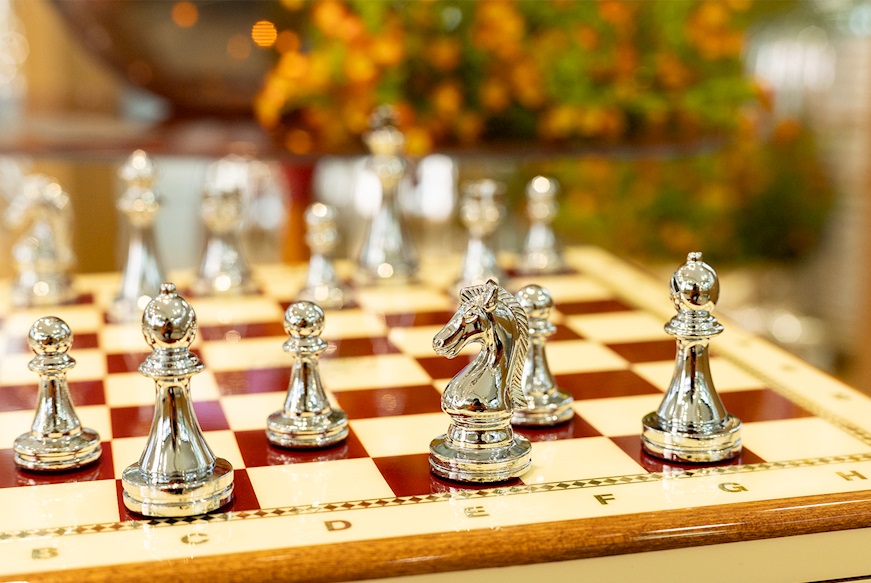 Chess and Checkers Set Pozzi Milano