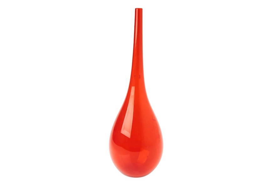 Vaso Bolle vetro di Murano arancio Nasonmoretti