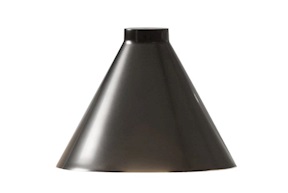 Diffusore per lampada Goodbye titanio opaco Kartell