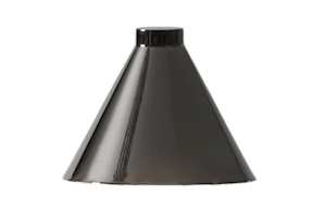 Diffusore per lampada Goodbye titanio lucido Kartell
