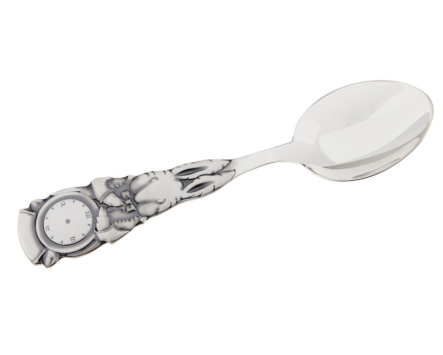 Cucchiaino Battesimo Bambini In Argento 925 Con Ambra - Fish Design, Confezione Regalo - Foto 3