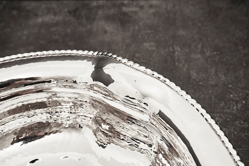 Bowl silver 972 grammi in San Marco style Zanolli Vintage