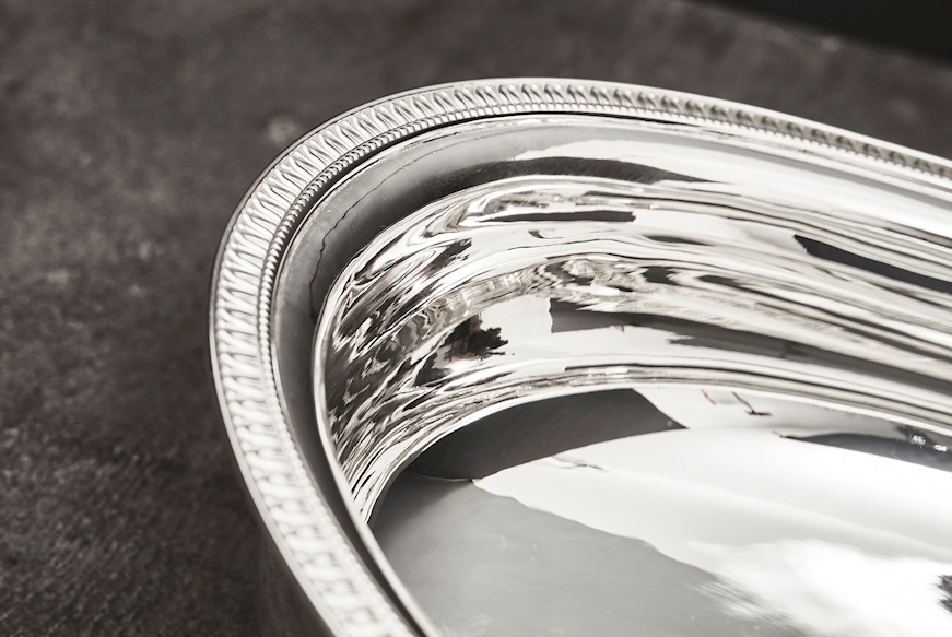 Bowl silver 510 grammi in Empire style Zanolli Vintage