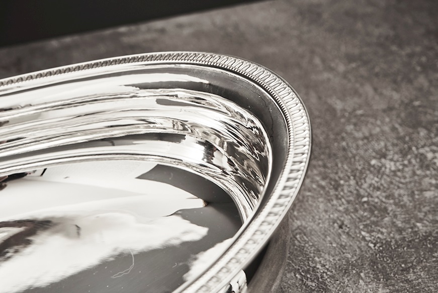 Bowl silver 510 grammi in Empire style Zanolli Vintage