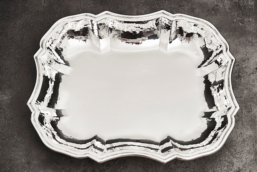 Bowl silver 477 grammi in 700 style Zanolli Vintage