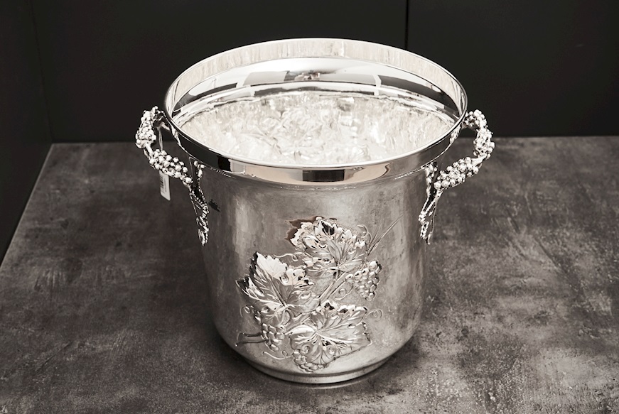Wine bucket silver 1290 grammi Zanolli Vintage