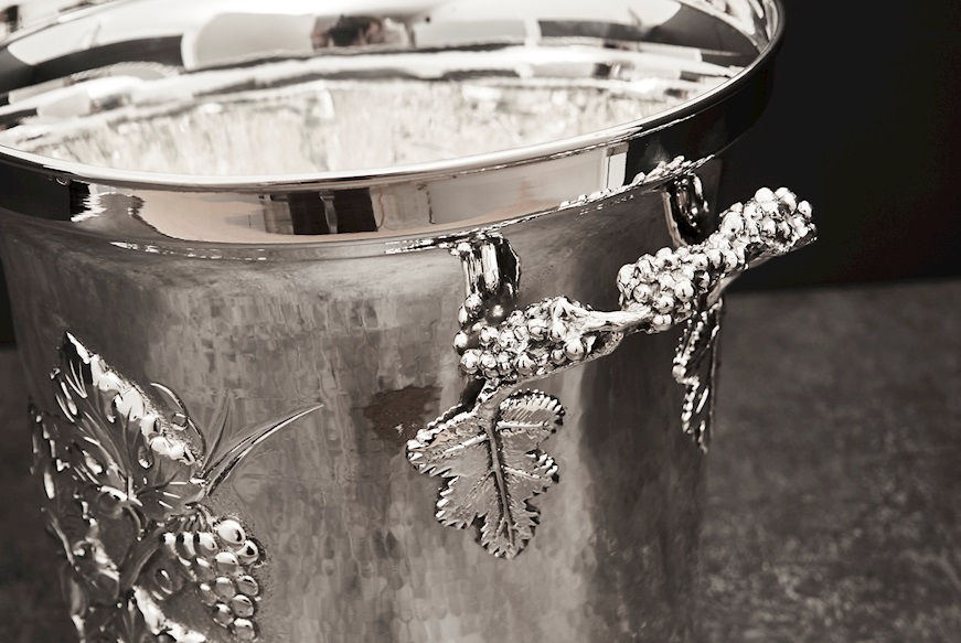 Wine bucket silver 1290 grammi Zanolli Vintage