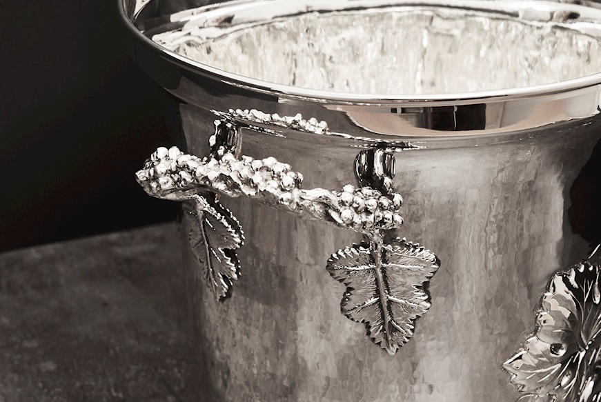 Wine bucket silver 1290 grammi Zanolli Vintage