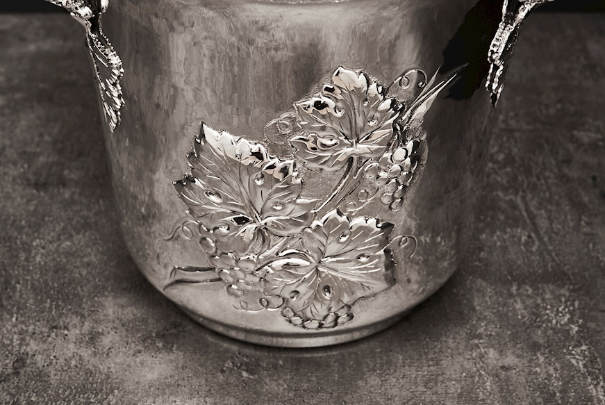 Wine bucket silver 1290 grammi Zanolli Vintage