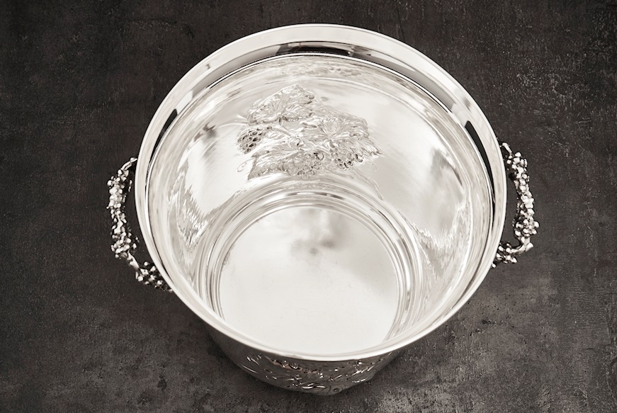 Wine bucket silver 1290 grammi Zanolli Vintage