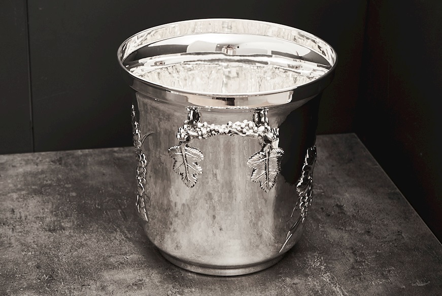Wine bucket silver 1290 grammi Zanolli Vintage