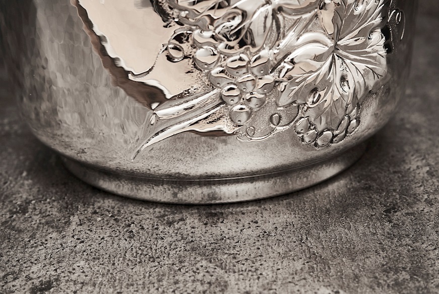 Wine bucket silver 1290 grammi Zanolli Vintage