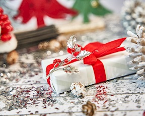 Bomboniera Agrifoglio argento con 4 foglie Selezione Zanolli