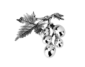 Bomboniera Uva regina argento piccola Selezione Zanolli