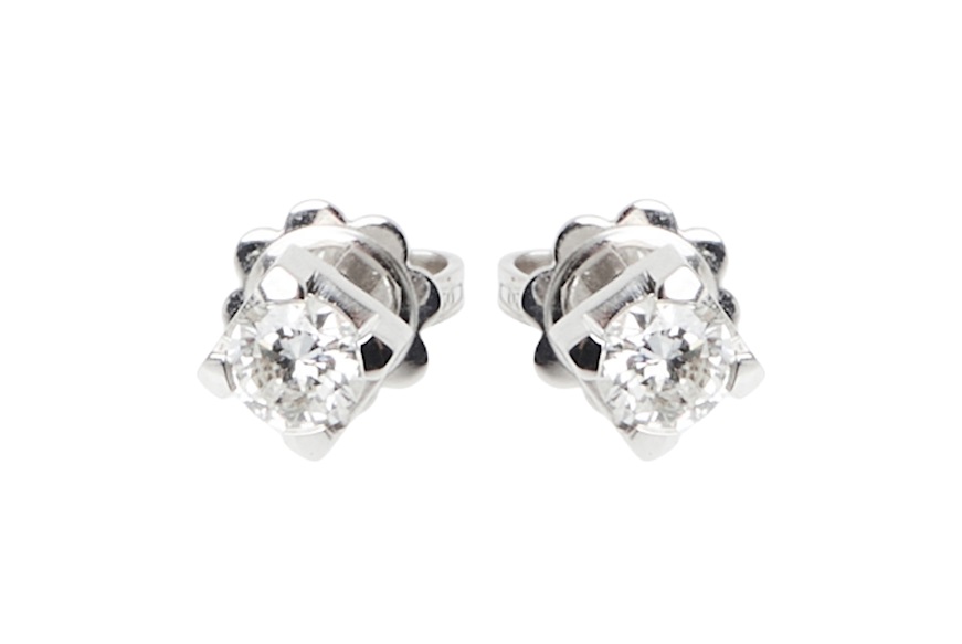 Earrings gold 750‰ with diamonds Selezione Zanolli