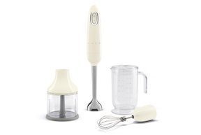 Frullatore ad immersione con accessori Panna Smeg