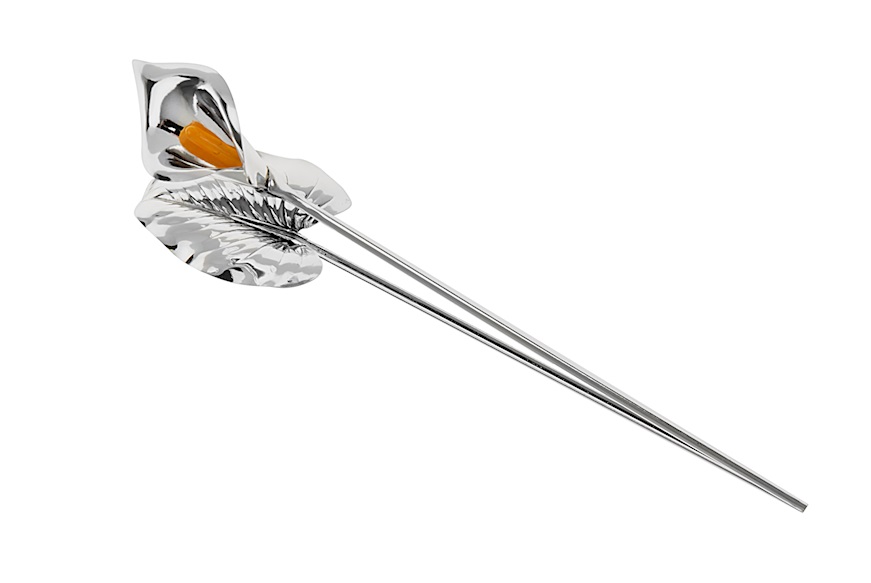 Calla silver with leaf Selezione Zanolli