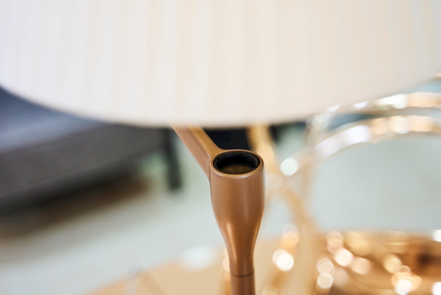 Lampada da tavolo Angelo Stone rame Kartell