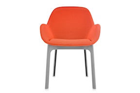 Chair Clap grey and orange Kartell