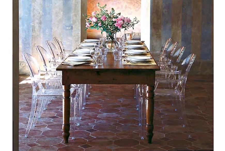 Sedia Louis Ghost colore trasparente Kartell