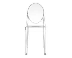 Set of Chairs Victoria Ghost transparent 4 pieces Kartell