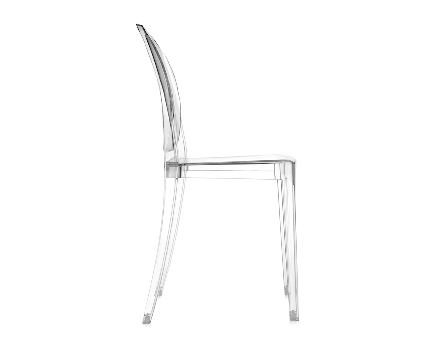 Set of Chairs Victoria Ghost transparent 4 pieces Kartell