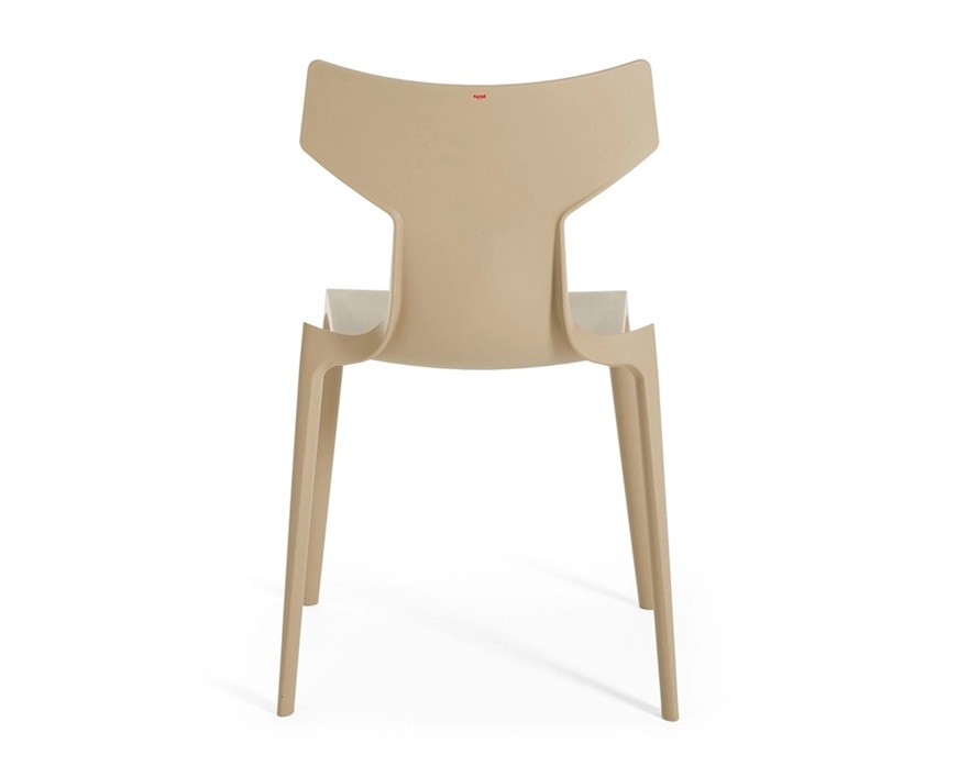 Set of Chairs Re-Chair taupe 2 pieces Kartell
