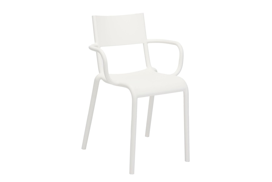 Set di 2 sedie Generic A bianche Kartell