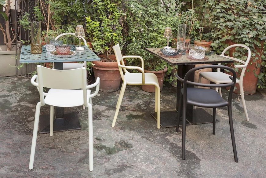 Set di 2 sedie Generic A grigie Kartell